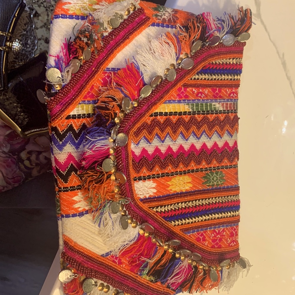 Steve Madden multi bead bohemian bag
